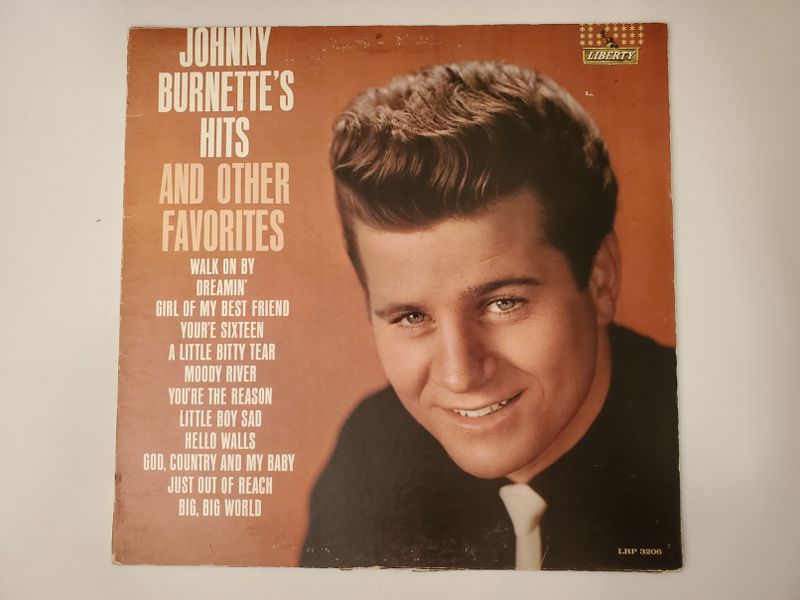 Johnny Burnette Johnny Burnette's Hits and Other Favorites vinyl record